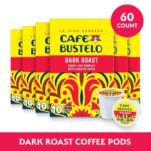 Café Bustelo Tostado Oscuro, Cápsulas de Café Individuales, 10 Unidades (Paquete de 6) - Product Image 6