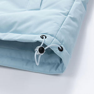 Veste d'hiver de couleur unie grande taille pour hommes, nouveau col montant épais en duvet pour les sports de plein air - Product Image 6