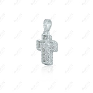 Colgante de Iron Man con Diamantes Moissanite VVS Completamente Engastados - Diseño Moderno - Product Image 3