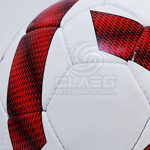 Balón de fútbol de PU cosido a mano de fábrica, hecho de cuero, PVC, partido similar, balón de fútbol de Pakistán - Product Image 5