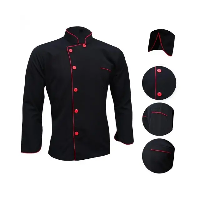 Uniformi di alta qualità per le uniformi dell'receptionist della cameriera del ristorante dell'hotel disegni personalizzati loghi uniforme dello Chef