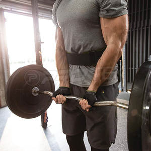 Gants demi-doigts en cuir véritable pour hommes pour l'haltérophilie, l'entraînement physique et la musculation. - Product Image 4