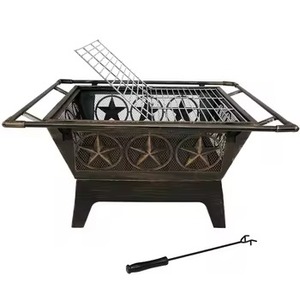 Último diseño Premium Iron Fire Pit Venta caliente Calidad Elegante Chimenea al aire libre para el hogar Hotel Jardín Uso decorativo - Product Image 1