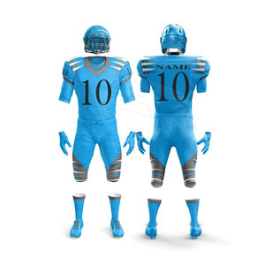 Maillots et ensembles d'uniformes de football américain de haute qualité, personnalisables, respirants, à séchage rapide, 100% polyester, vêtements de sport - Product Image 2