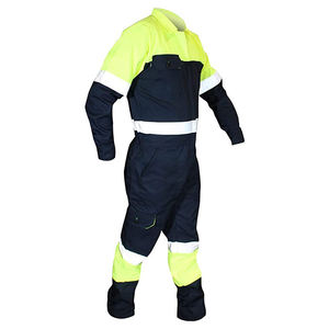 Trajes de Trabajo de Seguridad Resistentes al Fuego, Personalizados, de Algodón FR, Reflectantes, Uniformes de Mecánico, Conjunto de Ropa de Trabajo de Poliéster - Product Image 4