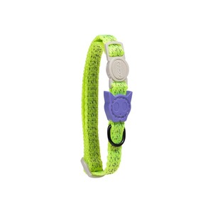 NOX Lumen Luxury <b>Pet</b> <b>Collar</b>-Water Proof Cotton Polyester Reflective Details Breakaway for Cats Dogs Available Solid Print - Product Image 1