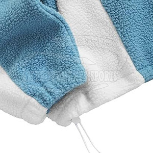 Hot Sale Winter Wear <b>Men's</b> <b>Pullover</b> Fleece <b>Jacket</b> Stand Collar Breathable Latest Design Made in Pakistan - Product Image 4
