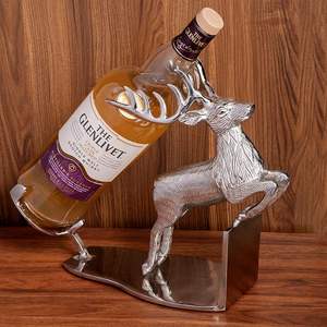 Porte-bouteille de vin en fer moderne avec forme animale simple utilisé pour les cadeaux de bureau à usage personnel et les affichages élégants à la maison - Product Image 5