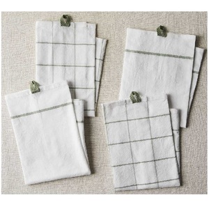 Offre Spéciale – Lot de torchons de cuisine personnalisés, uniques, rayés, écologiques, doux, 100 % coton, avec logo personnalisé et boucle de suspension – Prix de gros - Product Image 6