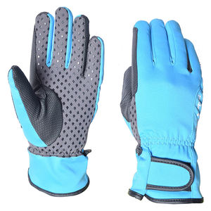 Nuevos Guantes de Equitación de Verano Antideslizantes, Compatibles con Pantalla Táctil, Cuero Sintético, Dedos Completos con Muñeca Ajustable - Product Image 4