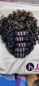 Extensiones de cabello humano indio virgen Remy recto alineado con cutícula al por mayor, máquina de doble trama, cabello natural sin procesar - Product Image 6