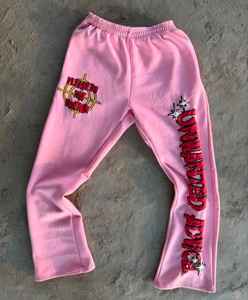 ชุดเซ็ตเสื้อฮู้ดดี้และกางเกงวอร์มทรงขาบาน ผ้าหนา 220 กรัม ลุคย้อนยุค ซักฟอกแบบ Acid Wash สำหรับผู้ชาย คุณภาพสูง - Product Image 5