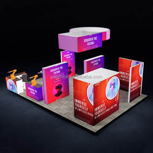 Stand <span class=keywords><strong>de</strong></span> Exhibición Modular con Caja <span class=keywords><strong>de</strong></span> Luz para <span class=keywords><strong>Ferias</strong></span> Comerciales <span class=keywords><strong>de</strong></span> 20x30 pies, Diseño <span class=keywords><strong>de</strong></span> Stand para Exposiciones, Stand para <span class=keywords><strong>Ferias</strong></span> <span class=keywords><strong>Internacionales</strong></span> <span class=keywords><strong>de</strong></span> Tecnología <span class=keywords><strong>de</strong></span> Manufactura - Product Image 3