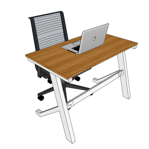 YBamboo Laptop <b>Desk</b> 100x60cm Folding Wood Office & Home Office - Product Image 3