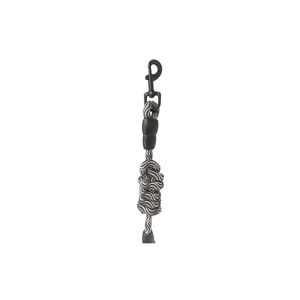 Guinzaglio petto cane Set motivo onda 1.5 cm * 35-48 cm nero-bianco