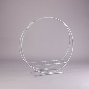 Soporte de flores de acero inoxidable, marco de arco de Metal dorado para boda, arco de METAL redondo de plata, suministros para fiestas y eventos, venta al por mayor - Product Image 2