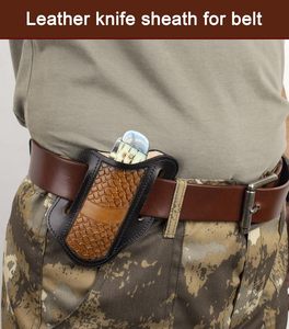 Étui à couteau long en cuir véritable fait main de qualité supérieure, léger et durable, lame fixe longue, vente en gros OEM, fabricant B2B, vente TOP - Product Image 2