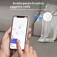 Traceur GPS Mini Intelligent Haut de Gamme, Localisateur en Temps Réel pour Sacs, Portefeuilles, Bagages, et Chercheur de Clés Anti-Perte (Air Find My Tracker)