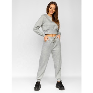 Ensemble de survêtement d'hiver respirant d'entraînement décontracté pour femmes grande taille coupe-vent pour la course - Product Image 4