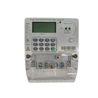 Compteur électrique économique monophasé RS485 avec clavier STS, compteur d'énergie électrique prépayé intelligent, longue durée de vie pour un usage domestique