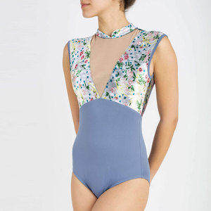 Ballet de entrenamiento de cuello alto Precio al por mayor Leotardo de baile duradero Mujeres adultas - Product Image 1