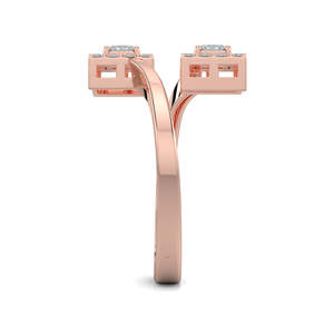 Princess Edge <b>Diamond</b> <b>Ring</b>-Elegant and Luxurious Jewelry - Product Image 2