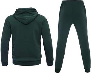 Nueva llegada de alta calidad 100% algodón hombres chándal personalizado Color sólido ropa Casual venta al por mayor técnicas impresas para el invierno - Product Image 2