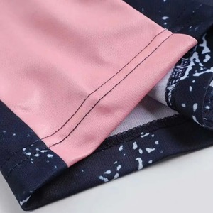 Vêtements de sport unisexe rose noir personnalisés, uniformes de basket-ball, vêtements de sport en polyester, basket-ball - Product Image 6