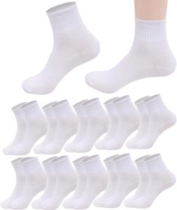 Men's Business Summer Crew <b>Socks</b>-Standard Tight-Knit Spandex/Polyester/Cotton Solid Absorbent Breathable Anti-Bacterial <b>Socks</b> - Product Image 1
