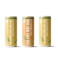 Produk OEM teh Herbal kesehatan teh Premium bunga teh 330ml kaleng minuman lembut grosir teh Mint Matcha