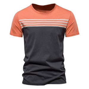Camisetas de satén de algodón 100% de alta calidad para hombre, la última Camiseta deportiva antiarrugas y transpirable con estampado de sublimación - Product Image 1