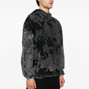 Sweat à capuche élégant avec cordon de serrage, vêtement de classe supérieure pour hommes, sweat à capuche délavé de qualité supérieure, vêtement léger pour hommes, sweat à capuche délavé - Product Image 3