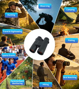 새로운 고품질 방수 야외 쌍안경 BAK7 FMC HD 12X50 휴대용 전문 장거리 망원경 쌍안경 - Product Image 4