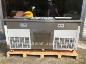 Máquina Comercial para Hacer Rollos de Helado Frito en Sartén Redonda HJ-A63 - Product Image 2