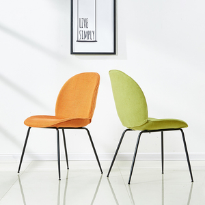GCFC011-Living Room Chair with High <b>Footrest</b> Fabric Cushion and Iron Frame - Product Image 3