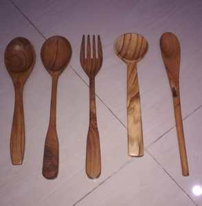 Juego de Cubiertos de Madera de Acacia para Fiestas, Vajilla al por Mayor, Cubiertos para Hotel, Restaurante y Hogar, de Fabricante y Exportador de la India - Product Image 2