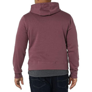 Vente en gros Pull à capuche oversize noir jais avec ourlet côtelé poignets épaules tombantes décolleté croisé motif solide - Product Image 4