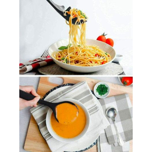 Ensemble de service alimentaire élégant en acier inoxydable noir fêtes de mariage couverts polis en miroir ustensiles de cuisine de qualité supérieure fournitures de table - Product Image 4