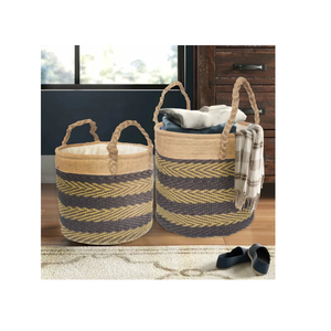 Panier de rangement en macramé en forme colorée en bois de coton avec PC pour décor de rangement à la maison dans la chambre d'enfant salon le plus tendance - Product Image 2