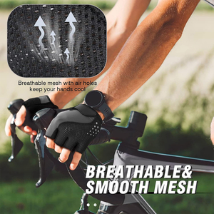 Nuevo 2025 OEM Guantes personalizados Guantes de ciclismo Medio dedo Conducción deportiva Medio dedo para gimnasio Hombres Mujeres Guantes de levantamiento de pesas - Product Image 4