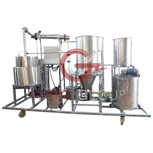 VEERA BD500SC 그린 바이오디젤 기계 270L 반응기 85-90% 수율 스테인리스 스틸 오일 필터 9kW 신품 중고 식용유 동물 지방 - Product Image 1