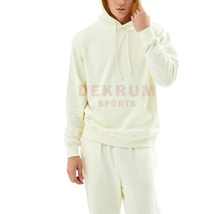 2024 pull à capuche en coton éponge sur mesure couleur unie tenue décontracté pour l'hiver sweats à capuche teints unis à vendre - Product Image 4