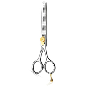 Ciseaux de barbier professionnels pour la coupe de cheveux, ciseaux à effiler, outil de coiffure en acier inoxydable pour salon de beauté - Product Image 2