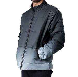 Top venta Listo para enviar Loose fit all over DIP Dye gradiente impreso hombres invierno cálido puffer chaquetas para hombres - Product Image 2