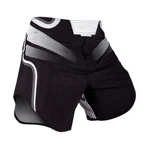 Shorts de boxe unisexes légers, séchage rapide, anti-rétrécissement, respirants, durables, pour l'entraînement de lutte, teinture unie, shorts de combat - Product Image 1