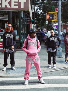 Conjunto Deportivo de Invierno Personalizado para Hombre y Mujer, Sudadera con Capucha y Pantalones Deportivos, Ropa de Estar por Casa, Estampado, 2 Piezas, Unisex, 100% Algodón - Product Image 4