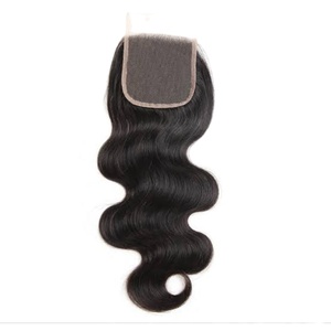 Cierre de encaje de cabello virgen para mujeres negras Cabello de templo natural sin procesar Cierre de cabello ondulado de encaje HD Precios baratos - Product Image 2