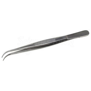 Forceps médical professionnel de habillage avec le corps durable d'acier inoxydable pour le soin d'hôpital et les procédures cliniques - Product Image 1