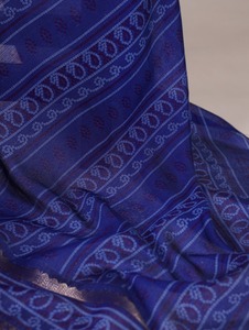 Chanderi traditionnel indien en polyester et viscose avec imprimé Bandhej avec fabricant de saree de tissage Zari de Surat - Product Image 6