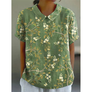2025 nouveau printemps/été pull <span class=keywords><strong>femme</strong></span> <span class=keywords><strong>col</strong></span> <span class=keywords><strong>rond</strong></span> imprimé 3D T-<span class=keywords><strong>Shirt</strong></span> à manches courtes pour le commerce extérieur - Product Image 4